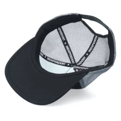 INDEPENDENT ITC CURB MESH BACK BLACK/GREY CAPPELLO -Negozio Di Pattini 3itc curb meshback cap black grey 1
