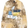 HUF MESS TIE DYE L/S TEE BROWN T-SHIRT 2 HUF MESS TIE DYE L/S TEE BROWN T-SHIRT -Negozio Di Pattini 3mess tiedye l s tee brown