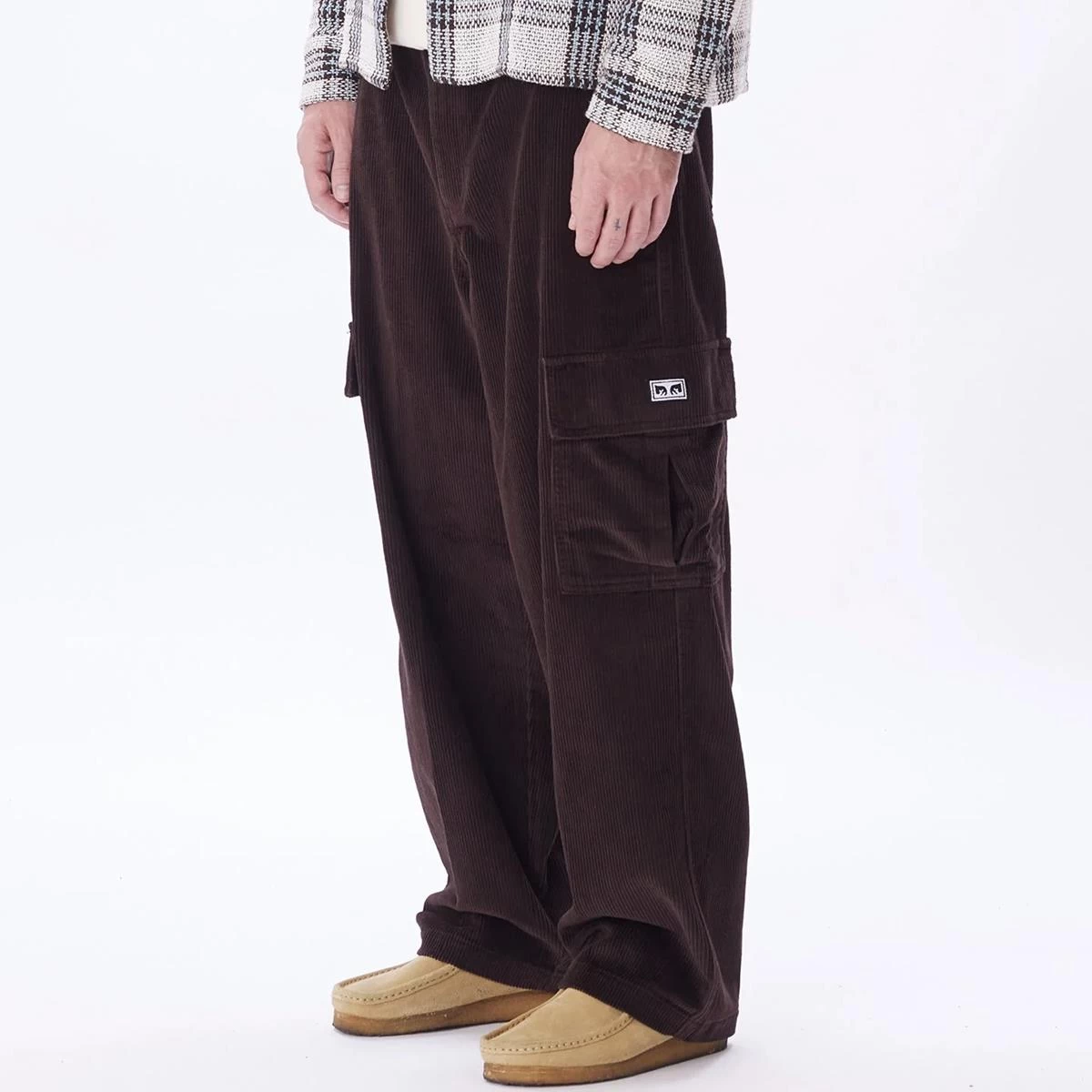 OBEY BIG WIG CORDUROY CARGO PANT JAVA BROWN 7 OBEY BIG WIG CORDUROY CARGO PANT JAVA BROWN - immagine 5