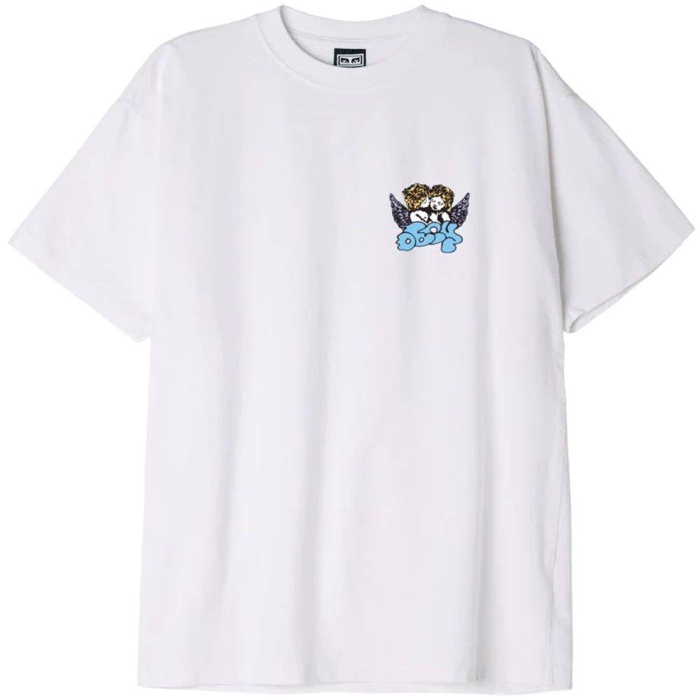 OBEY CHERUBS HEAVYWEIGHT WHITE T-SHIRT 4 OBEY CHERUBS HEAVYWEIGHT WHITE T-SHIRT - immagine 2