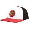 SANTA CRUZ CLASSIC DOT SNAPBACK WHITE/BLACK CAPPELLO -Negozio Di Pattini 3santa cruz classic dot snapback white black cappello 1200x1200