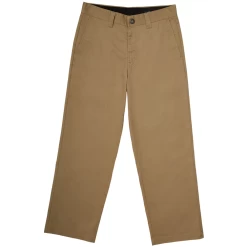 VOLCOM LOOSE TRUCKS CHINO DARK KHAKI PANTALONI