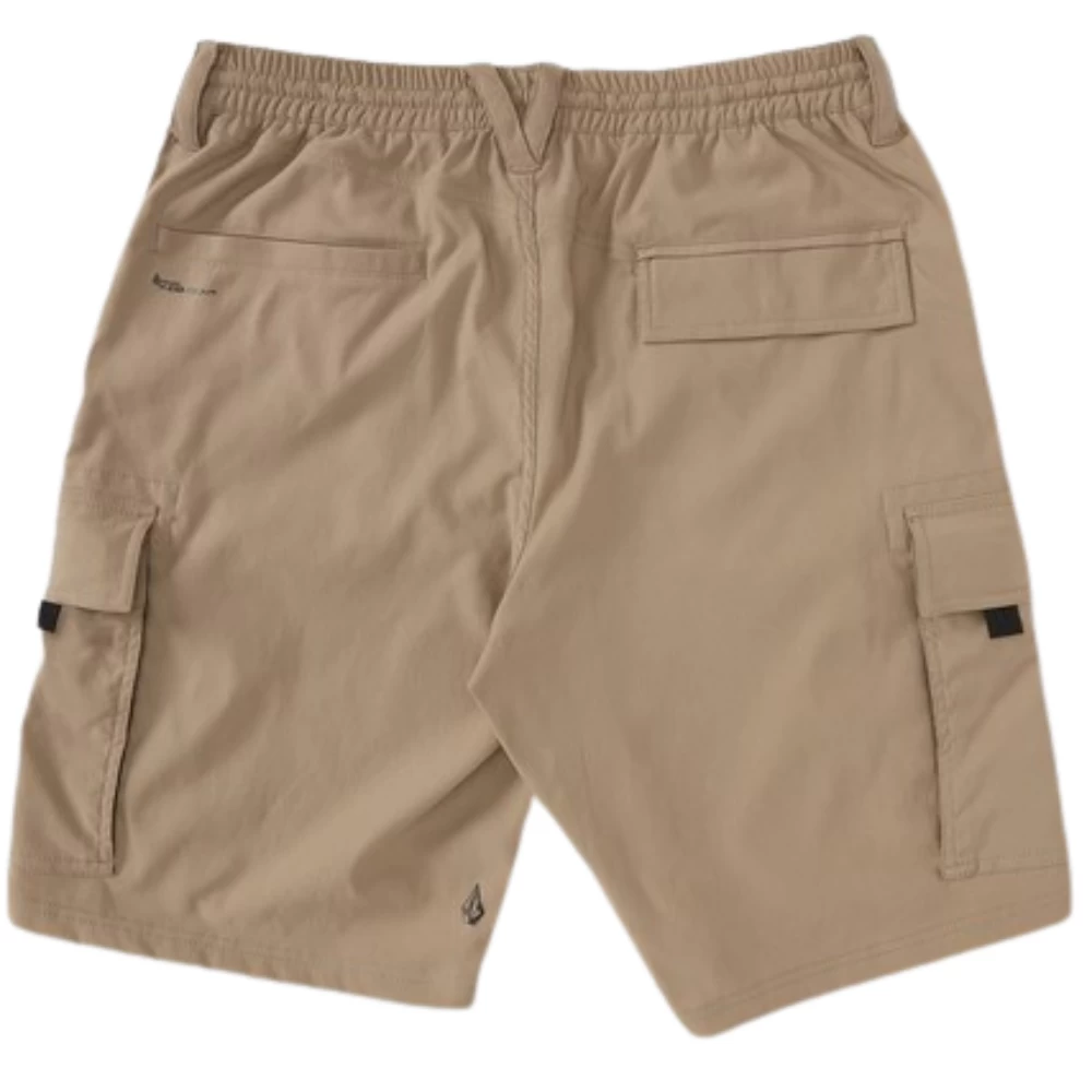 VOLCOM SKATE VITALS CARGO HYBRID 21 KHAKI SHORTS 4 VOLCOM SKATE VITALS CARGO HYBRID 21 KHAKI SHORTS - immagine 2