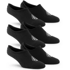 VOLCOM STONES NSHW (3PZ) BLACK CALZINI -Negozio Di Pattini 3volcom stones nshw 3pz black calzini 1