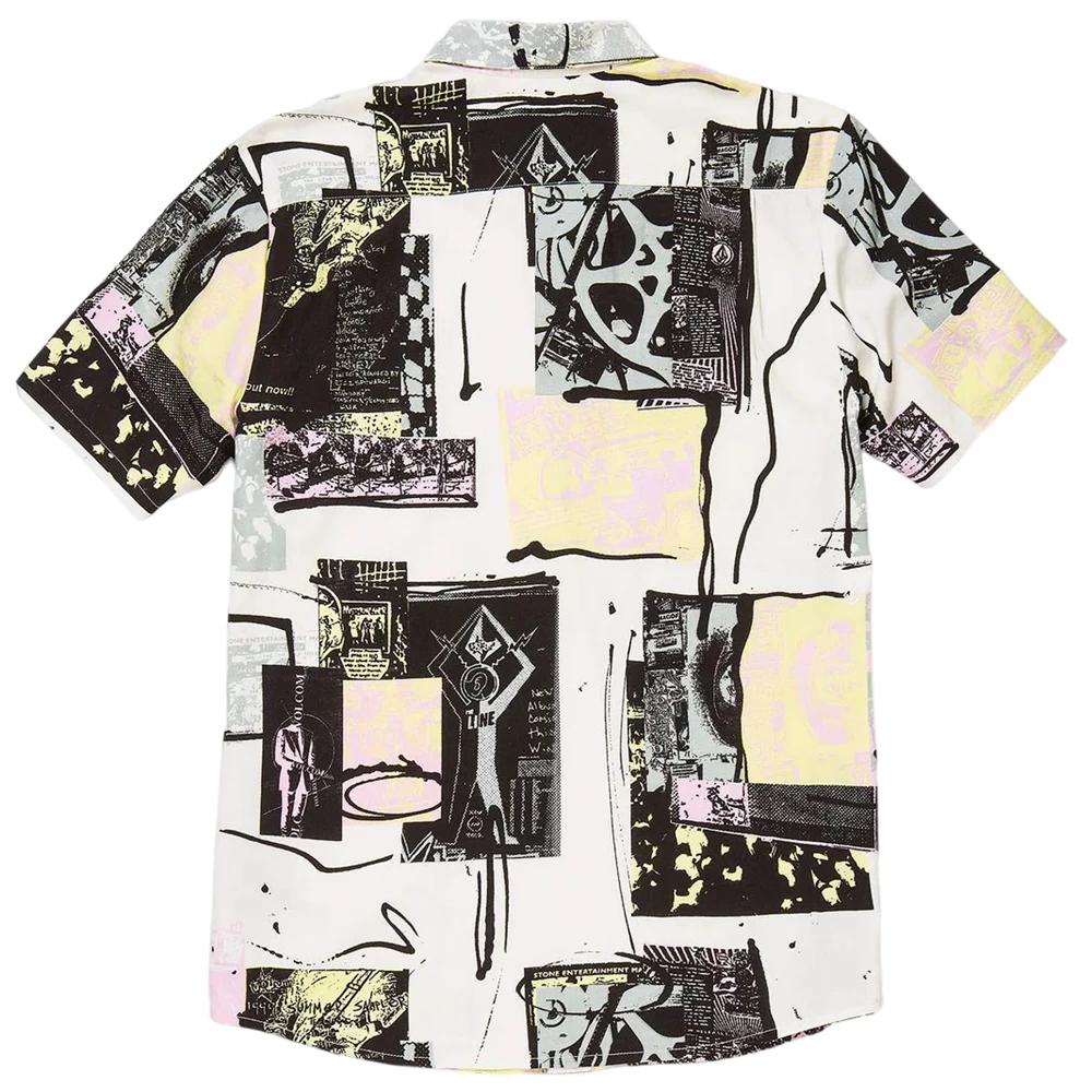 VOLCOM V ENTERTAINMENT WHITECAP GREY CAMICIA 4 VOLCOM V ENTERTAINMENT WHITECAP GREY CAMICIA - immagine 2