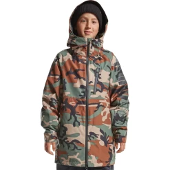 THIRTYTWO GRASSER INSULATED CAMO GIACCA SNOWBOARD BAMBINO