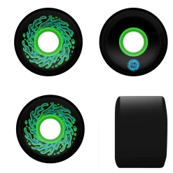 SLIME BALLS 60mm - 78A SLIME BLACK RUOTE -Negozio Di Pattini 460mm og slime black green 78a slime balls