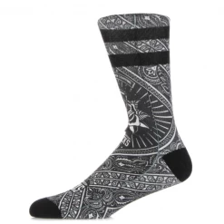 AMERICAN SOCKS BANDANA BLACK CALZINI -Negozio Di Pattini 4american socks bandana black calzini 1