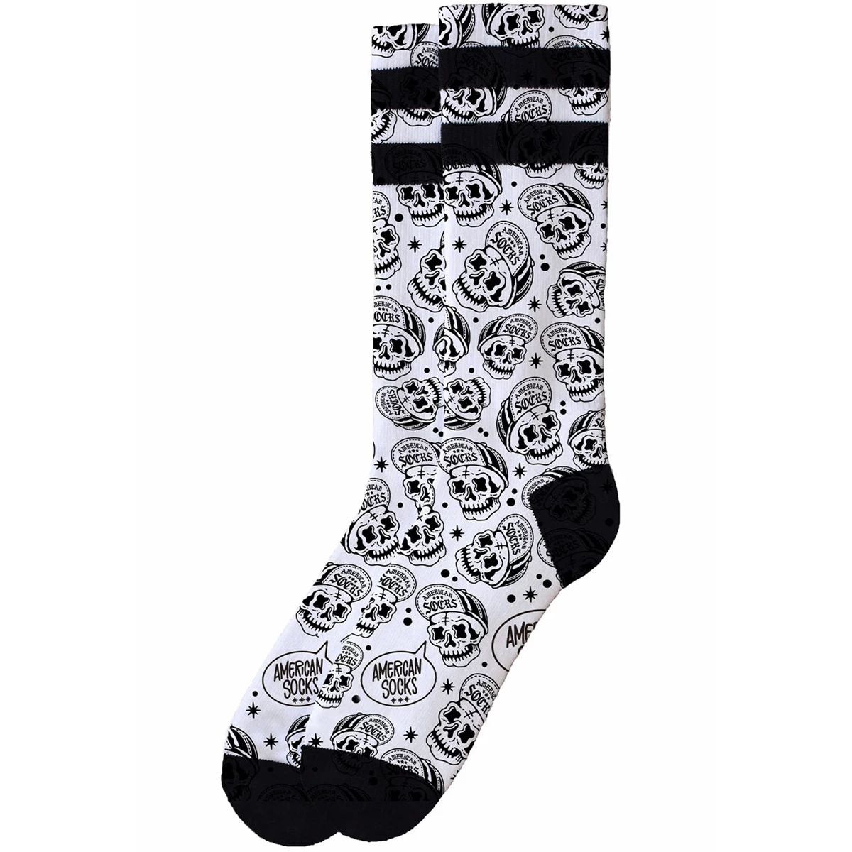 AMERICAN SOCKS SKATER SKULL CALZINI