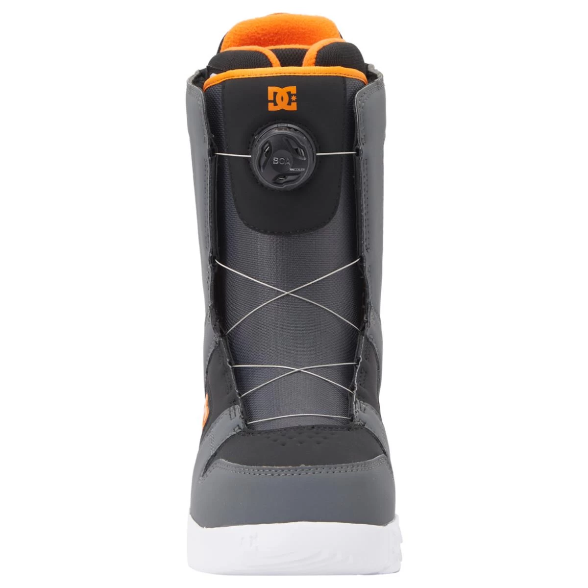 DC SHOES DC PHASE BOA GREY/BLACK/ORANGE SCARPONI SNOWBOARD 7 DC SHOES DC PHASE BOA GREY/BLACK/ORANGE SCARPONI SNOWBOARD - immagine 5
