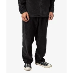 FUNKY ULTRA CORDUROY TROUSERS BLACK PANTALONI -Negozio Di Pattini 4funky ultra corduroy trousers black pantaloni 1200x1200