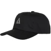 HUF ESSENTIALS TT CV 6 PANEL BLACK CAPPELLO 2 HUF ESSENTIALS TT CV 6 PANEL BLACK CAPPELLO -Negozio Di Pattini 4huf essentials tt cv 6 panel hat black o s 1