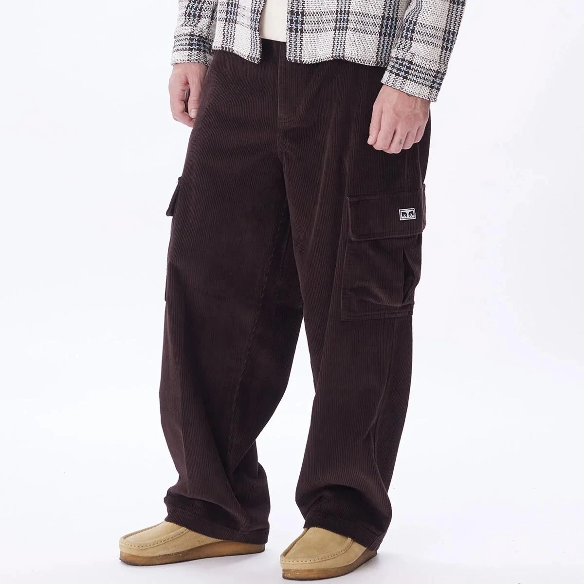 OBEY BIG WIG CORDUROY CARGO PANT JAVA BROWN 6 OBEY BIG WIG CORDUROY CARGO PANT JAVA BROWN - immagine 4