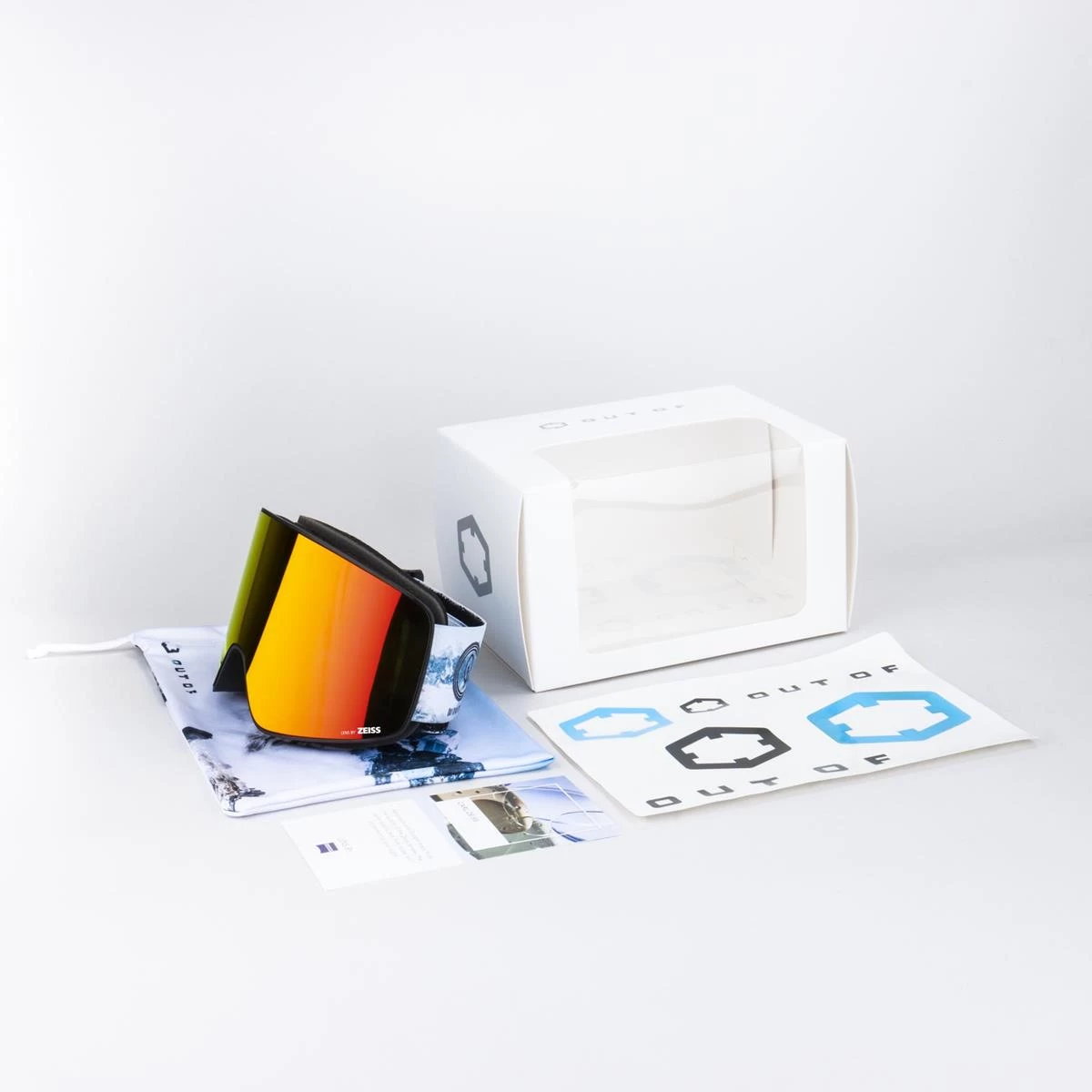 OUT OF BIO PROJECT SNOW RED MCI MASCHERA SNOWBOARD 7 OUT OF BIO PROJECT SNOW RED MCI MASCHERA SNOWBOARD - immagine 5