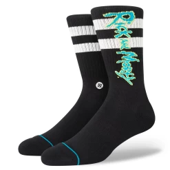 STANCE RICK AND MORTY BLACK CALZINI -Negozio Di Pattini 4stance rick and morty black calzini