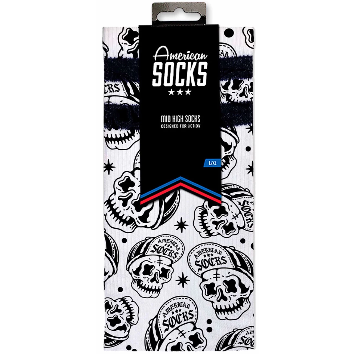 AMERICAN SOCKS SKATER SKULL CALZINI 5 AMERICAN SOCKS SKATER SKULL CALZINI - immagine 3