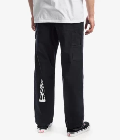 VANS ELIJAH BERLE LOOSE CARPENTER BLACK PANTALONI -Negozio Di Pattini 5vans elijah berle loose carpenter black pantaloni