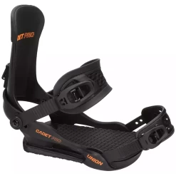 UNION CADET PRO BLACK ATTACCHI SNOWBOARD BAMBINO -Negozio Di Pattini 6cadet pro black 1