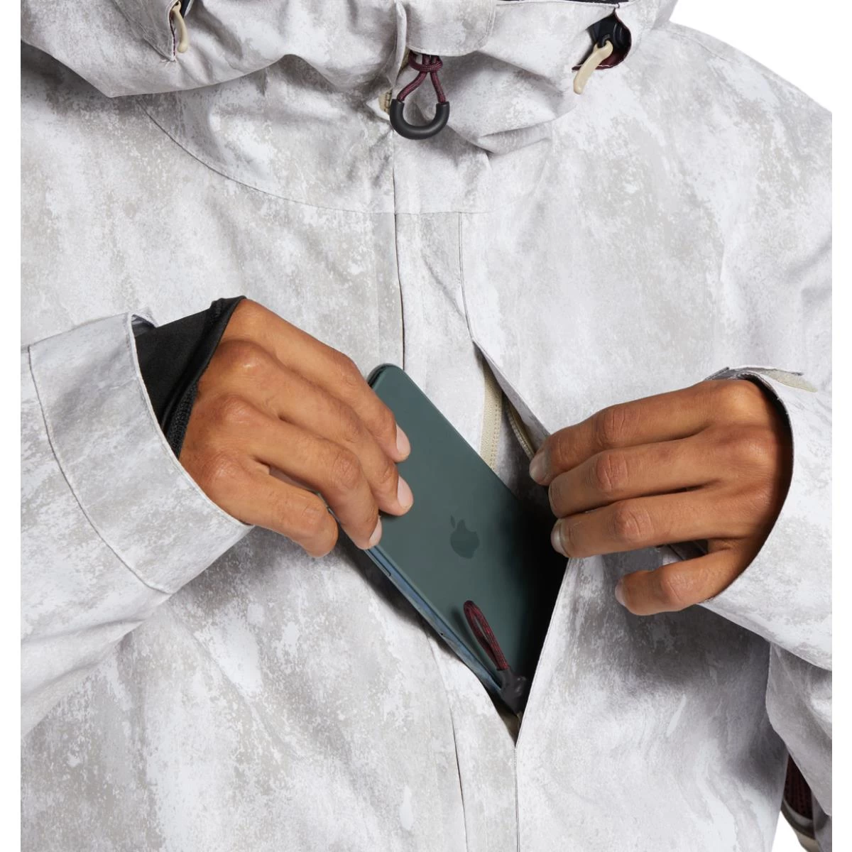 DC SHOES DC BASIS PRINT SAND STONE GIACCA SNOWBOARD 7 DC SHOES DC BASIS PRINT SAND STONE GIACCA SNOWBOARD - immagine 5