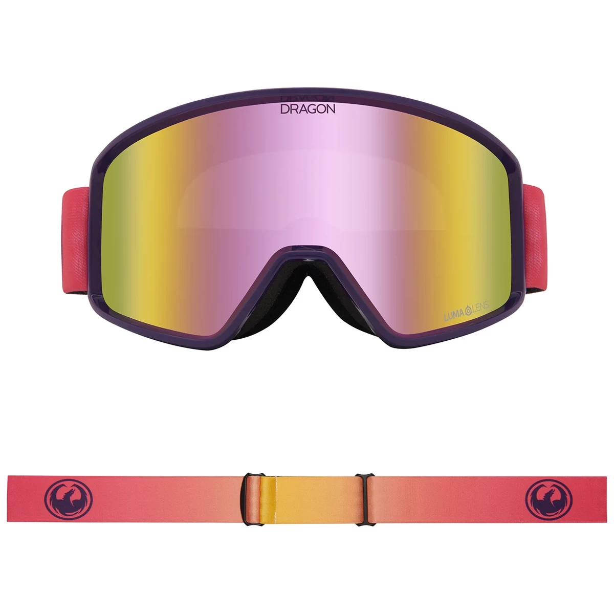 DRAGON DXT OTG FADE PINK LITE MASCHERA SNOWBOARD 4 DRAGON DXT OTG FADE PINK LITE MASCHERA SNOWBOARD - immagine 2