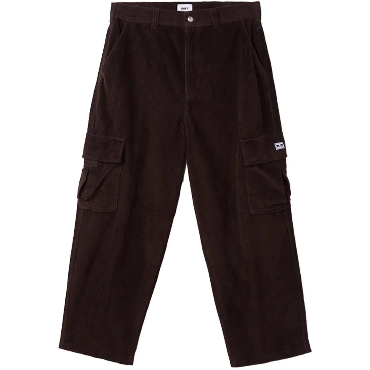 OBEY BIG WIG CORDUROY CARGO PANT JAVA BROWN 3 OBEY BIG WIG CORDUROY CARGO PANT JAVA BROWN