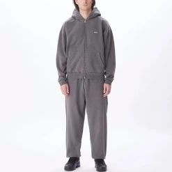 OBEY LOWERCASE ZIP PIGMENT DIGITAL BLACK FELPA -Negozio Di Pattini 6obey lowercase zip pigment digital black felpa 1200x1200