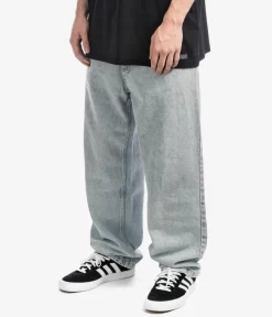 POLAR '93 DENIM LIGHT BLUE PANTALONI -Negozio Di Pattini 6polar 93 denim light blue pantaloni