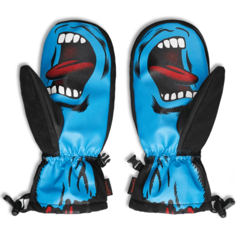 THIRTYTWO SANTA CRUZ BLACK/BLUE GUANTI SNOWBOARD 4 THIRTYTWO SANTA CRUZ BLACK/BLUE GUANTI SNOWBOARD - immagine 2