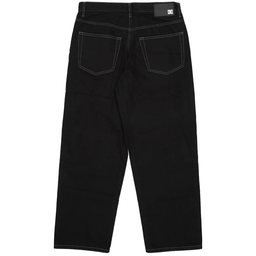 DC SHOES JEANS WORKER BAGGY DENIM RRBC RAW BLACK PANTALONI 4 DC SHOES JEANS WORKER BAGGY DENIM RRBC RAW BLACK PANTALONI - immagine 2