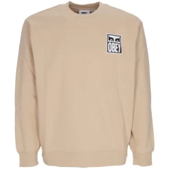 OBEY EYES ICON CREW PREMIUM OAT MILK FELPA -Negozio Di Pattini 7obey eyes icon crew premium oat milk felpa 1000x1000