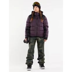 VOLCOM PUFFLEUP BLACKBERRY GIACCA SNOWBOARD DONNA -Negozio Di Pattini 7volcom puffleup blackberry giacca snowboard donna 1200x1200