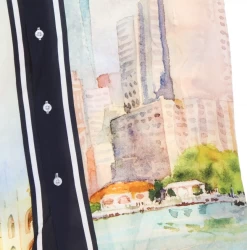 HUF PRESTIGE RESORT WHITE CAMICIA -Negozio Di Pattini 8huf prestige s s resort shirt white