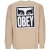 OBEY EYES ICON CREW PREMIUM OAT MILK FELPA -Negozio Di Pattini 8obey eyes icon crew premium oat milk felpa 1000x1000