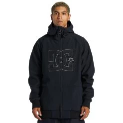 DC SHOES DC SPECTRUM SOFTSHELL BLACK GIACCA SNOWBOARD