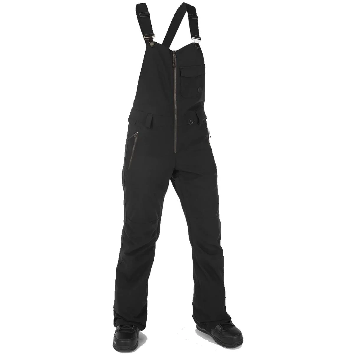 VOLCOM SWIFT BIB OVERALL BLACK PANTALONI SNOWBOARD DONNA 3 VOLCOM SWIFT BIB OVERALL BLACK PANTALONI SNOWBOARD DONNA