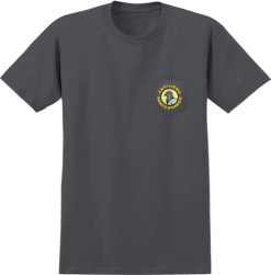 ANTIHERO PIGEON ROUND CHARCOAL/MULTI COLORED T-SHIRT