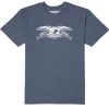 ANTIHERO BASIC EAGLE NAVY HEATHER/WHITE T-SHIRT -Negozio Di Pattini antihero basic eagle navy heather white t shirt