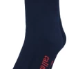 ANTIHERO BLACK HERO IF FOUND SOCK NAVY/RED CALZINI
