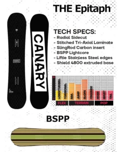 CANARY CARTEL THE EPITAPH 153 TAVOLA SNOWBOARD -Negozio Di Pattini canary cartel the epitaph tavola snowboard 800x1000 1