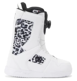 DC SHOES DC PHASE BOA WHITE/BLACK PRINT SCARPONI SNOWBOARD DONNA