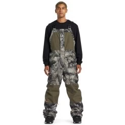DC SHOES DC SHADOW BIB MOSSY OAK TERRA COYOTE CAMO PANTALONI SNOWBOARD