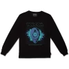VOLCOM M. LOEFFLER YOUTH LS BLACK T-SHIRT BAMBINO -Negozio Di Pattini m loeffler fa ls black 1000x1000