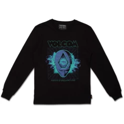 VOLCOM M. LOEFFLER YOUTH LS BLACK T-SHIRT BAMBINO