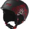 OUT OF WIPEOUT BLACK RED CASCO SNOWBOARD -Negozio Di Pattini out of wipeout black red casco snowboard
