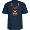 POWELL PERALTA ANDY ANDERSON SKULL NAVY T-SHIRT -Negozio Di Pattini powell peralta andy anderson skull navy t shirt 1000x1000