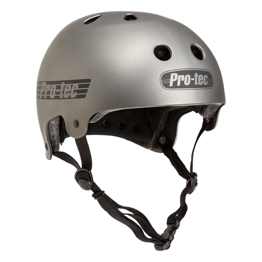 Pro-Tec PRO - TEC OLD SCHOOL MATTE METALLIC GUNMETAL CASCO 4 Pro-Tec PRO - TEC OLD SCHOOL MATTE METALLIC GUNMETAL CASCO - immagine 2