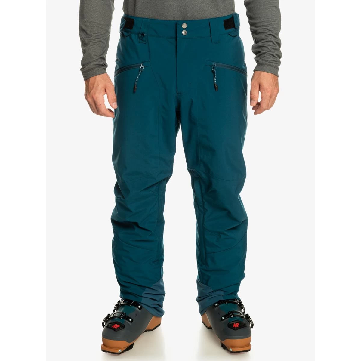 QUIKSILVER BOUNDRY MAJOLICA BLUE PANTALONI SNOWBOARD 3 QUIKSILVER BOUNDRY MAJOLICA BLUE PANTALONI SNOWBOARD