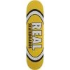 REAL CLASSIC LOGO OVAL 8.06" TAVOLA SKATEBOARD -Negozio Di Pattini real skateboard decks classic oval yellow vorderansicht 0266348 1000x1000