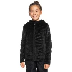 ROXY IGLOO TRUE BLACK FELPA SNOWBOARD BAMBINO