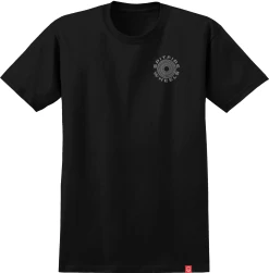 SPITFIRE CLASSIC 87 SWIRL BLACK/METALLIC T-SHIRT -Negozio Di Pattini spitfire classic 87 swirl black metallic t shirt